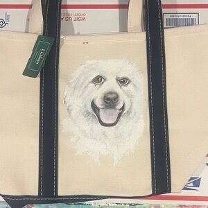 L.L. Bean boat and tote bag custom painted with your pet limited time sale!!!